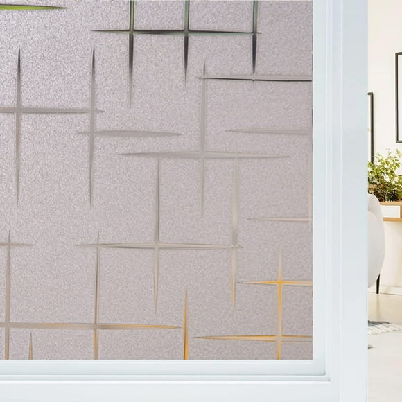 Window privacy film, Rainbow window glue, 3D decorative window vinyl, stained glass window decals