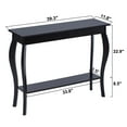 thumbnail image 3 of Choo Choo Narrow Console Table,Console Tables for Entryway, Entryway Table for Living Room Black, 3 of 5