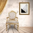 thumbnail image 3 of Urban Epiphany 12x14 Gold Ornate Wood Framed with Double Matting Museum Art Print Titled - Black Grey Gold Mountains 3, 3 of 4