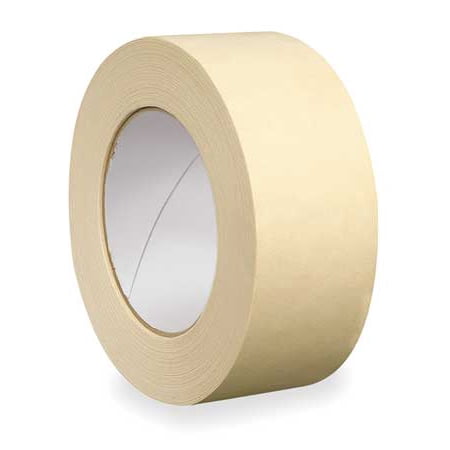 GRAINGER APPROVED Masking Tape,Natural,2 In. x 60 Yd., 3KHJ7
