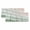 green, variant on 2 Pack Valances for Windows, Ombre Ocean Beach Window Valances for Living Room/Bedroom/Bathroom, Nautical Coastal Beach Sandy Gradient Gray Light Filtering Kitchen Curtain Valance 42"W x18" L