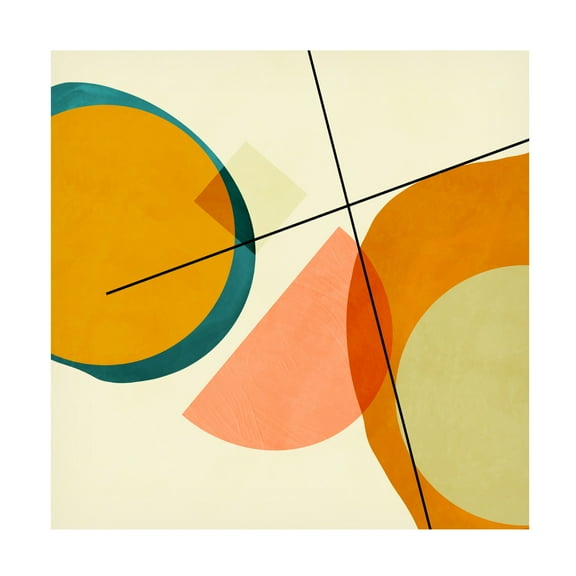 Trademark Fine Art Ana Rut Bre Mid Painted3 Canvas Wall Art