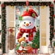 thumbnail image 4 of xihome Cubrepuertas navideño de 89 x 180 cm con estampado de Pap Noel. Decoracin para fiestas navideñas. Ideal para la puerta de entrada, paredes interiores o mantel., 4 of 6