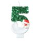 thumbnail image 1 of Decoraciones navideñas, adornos navideños, regalos navideños Nueva vela verde blanca de Papá Noel Sombrero rojo Muñeco de nieve Vela digital navideña Vela digital, 1 of 9