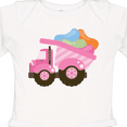 thumbnail image 4 of Inktastic Easter Jelly Bean Dump Truck Girls Long Sleeve Baby Bodysuit, 4 of 5
