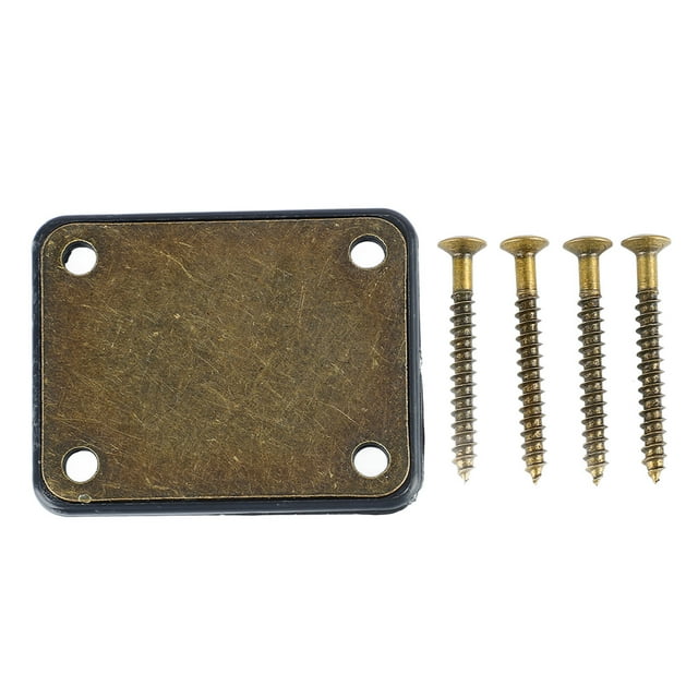 Guitar Bass Accessories,Electric Guitar Neck Plate Electric Guitar Square Neck Plate Electric Guitar Neck Plate High-Precision Functionality