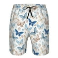 thumbnail image 3 of Goofa Butterfly Printed Mens Swim Trunks Summer Quick Dry Short Beach Swimwear Bathing Suits-XX-Large, 3 of 9