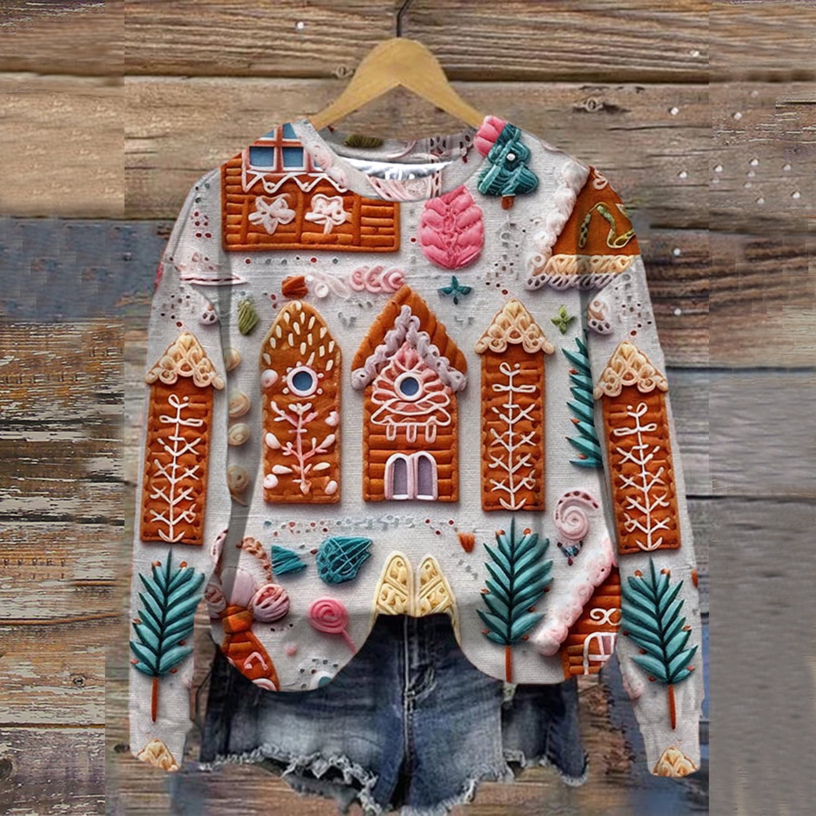 Gingerbread House Homemade Ugly Sweater Designs Gingerbread Ugly