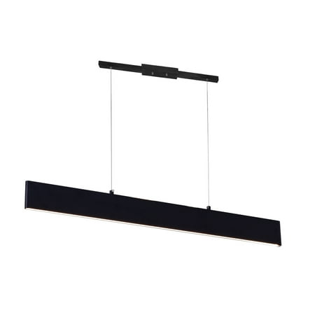

LED Chandelier with Satin Black Finish