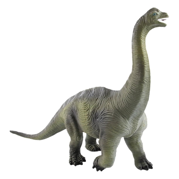 Figura de dinosaurio Brachiosaurus, juguete de animal jurásico, escultura educativa de PVC, recuerdo de fiesta, adecuada para estantería, escritorio,