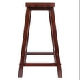 thumbnail image 3 of Winsome Satori Saddle Seat Counter Stool, 24", Walnut Finish, 3 of 7
