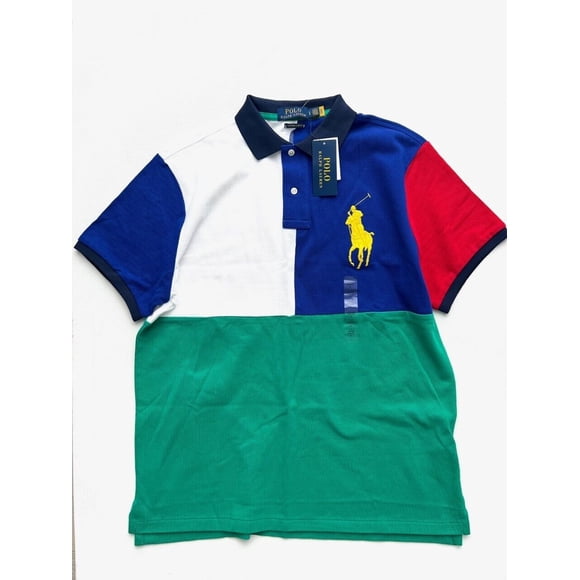Polo Ralph Lauren Big Yellow Pony Custom Slim Fit Top Multicolor ( L )