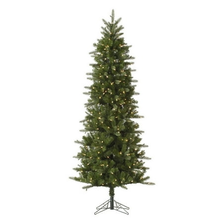 Vickerman Pre-Lit 12' Carolina Pencil Spruce Artificial Christmas Tree, Clear Lights