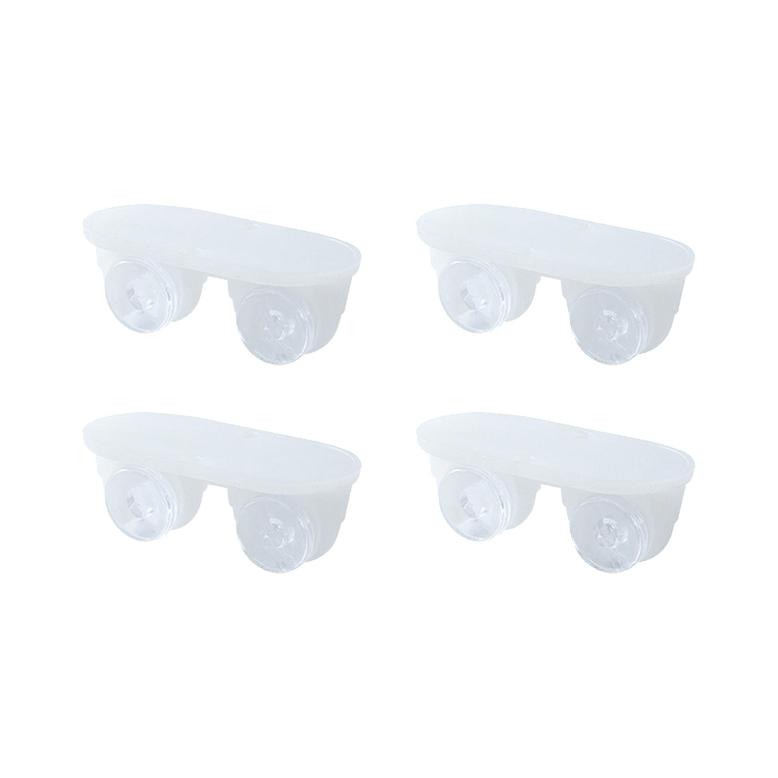 4 Pcs Mini Swivel Casters 360 Degree Rotation Sticky Universal Caster