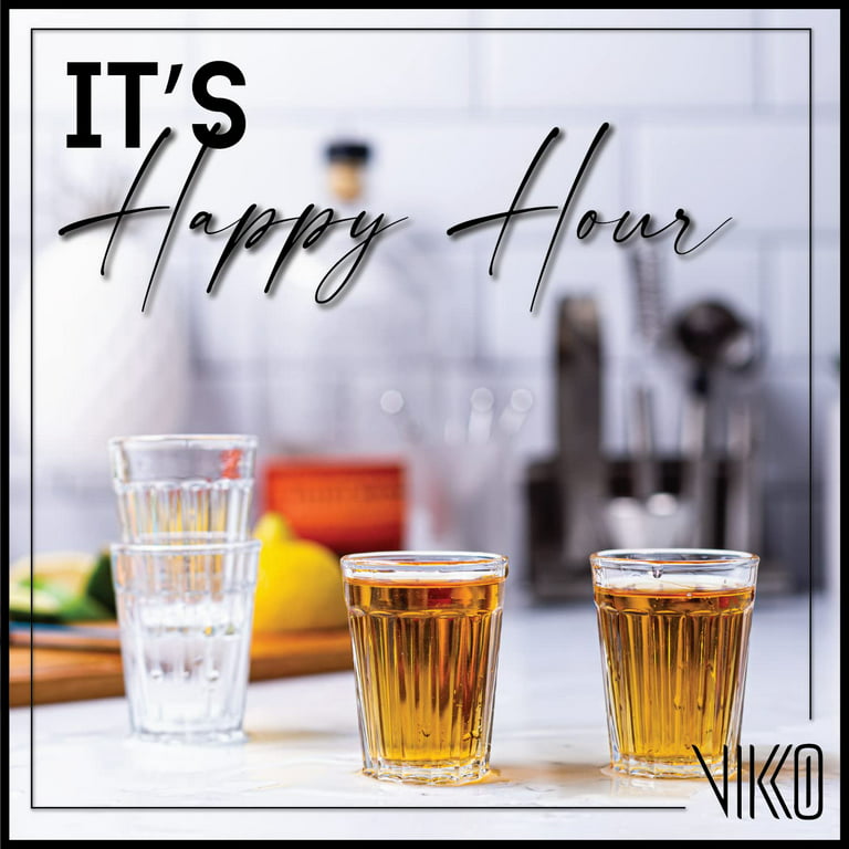 Vikko 1.5 Ounce Shot Glasses: Set of 6 Small Liquor and Spirit Glasses -  Durable Tequila Bar Glasses For Alcohol and Espresso Shots - 6 Piece Mini