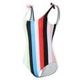 thumbnail image 2 of LIORA Women’s Retro Classic High Cut Low Back One Piece Swimwear Bathing Suits, 2 of 4
