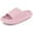 Pink, variant on Unisex Slides Sandals Soft Thick Sole Non-Slip Pillow Sandals