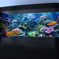 thumbnail image 4 of 48X20IN Natural Background Aquarium Background, 3D Image of Underwater Fish Tank Decoration, Submarine Organism Greeneryterrarium Background with 10 EVA Double-Sided Tape, 4 of 5