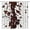 Brown White, variant on Brown Cowhide Shower Curtain Rustic Farmhouse Milk Cow Skin Farm Animal Cow Print Vintage Western Country Fabric Bathroom Decor Curtain with Hooks