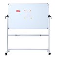 thumbnail image 5 of VIZ-PRO Double-sided Magnetic Mobile Whiteboard, 60 x 36 Inches, Aluminium Frame and Stand, 5 of 5