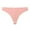 Pink, variant on Womens Seamless Ice Silk Thong Underwear - Low Waist, Breathable, Pure Cotton Crotch Bikini Panties