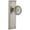 Satin Nickel, variant on Grandeur Soleil Door Knob with Fifth Avenue Plate