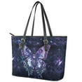 thumbnail image 3 of ZUXONGSY Geometric Butterfly Print Handbag for Women Practicality Shoulder Bag PU Leather Top Handle Tote Bag with Handle for Dating Shopping, 3 of 6