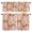 Orange, variant on 3 Piece Kitchen Curtains and Valances Set Orange Coastal Coral Cafe Curtains 24 Inch Length Summer Nautical Sea Beach Ocean Valance & Tier Curtain for Living Room Bedroom Window 54"x18"+27"x24"*2