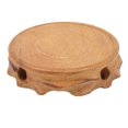 thumbnail image 4 of Base en Bois Bonsaï, Base en Bois Ronde Multifonctionnelle Base en Bois pour Théière, 4 of 14