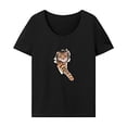 thumbnail image 1 of Camiseta para mujer de verano a la moda, suave y cómoda camisa con cuello redondo para viajar y trabajar SG, 1 of 7