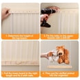 thumbnail image 3 of Soporte de Almacenamiento de Juguetes de Felpa de Pared, Organizador de Animales Rellenos de Pared Capacidad Ajustable de Madera Ampliateo Utilizada para la Sala de Juegos, 3 of 7