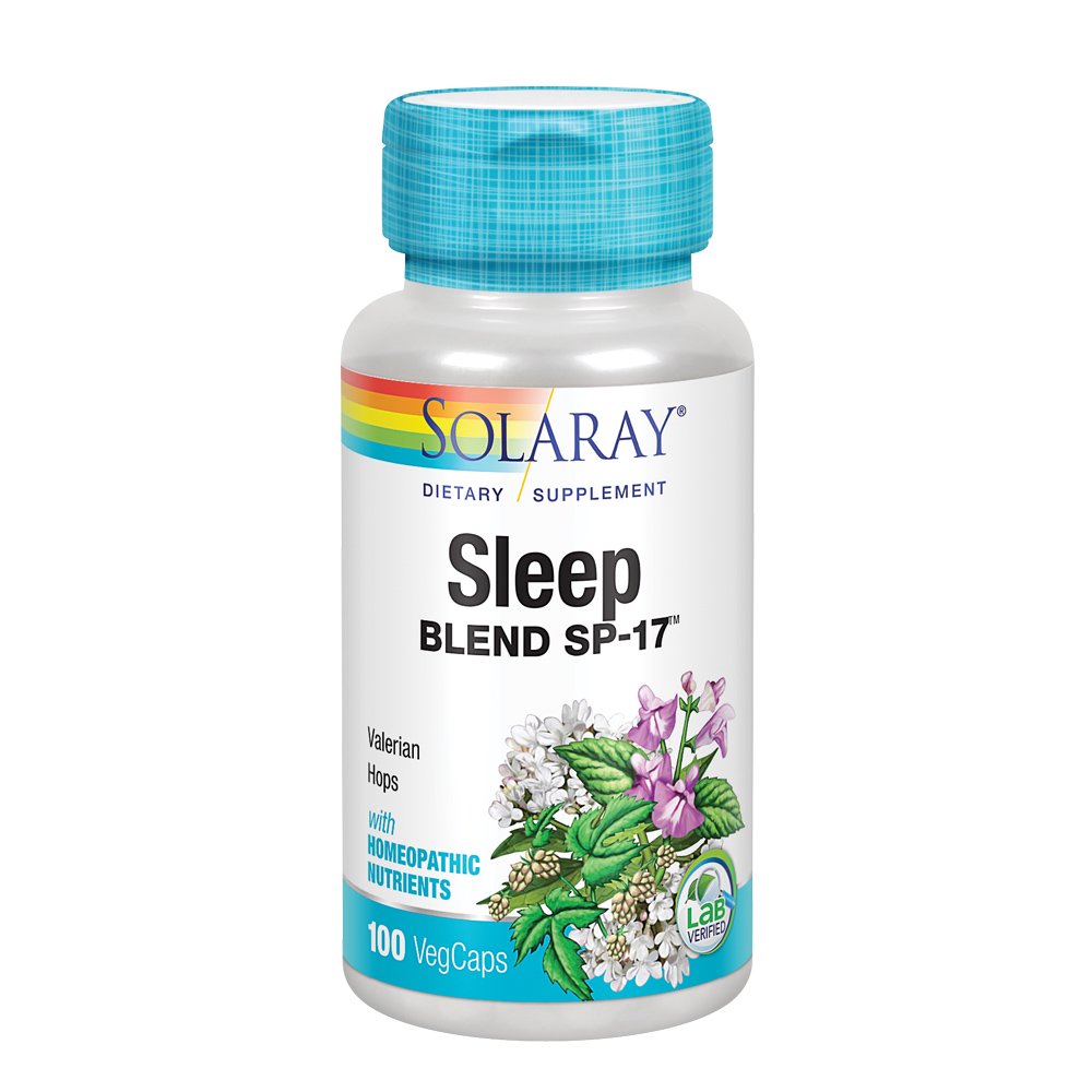 Solaray Sleep Blend SP17 Herbal Blend w/ Cell Salt Nutrients to Help