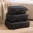 thumbnail image 1 of 2024 Storage Compression Bags Multifunctional Moving Organizer Bags 3 PCS Space Saving Clothes Compression Bag Travel Moving black, 1 of 6
