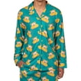 thumbnail image 3 of South Park Men's Snacky Cakes Wellington Bear Coat Front 2-Piece Pajama Set with Nightcap Lounge Sleepwear, 3 of 7