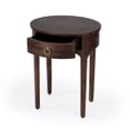 thumbnail image 5 of Butler Specialty Transitional Alinia Mango Wood End Table In Dark Brown, 5 of 6