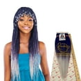thumbnail image 2 of X-Pression 50" 3X Pre-stretched Braids, Braiding Hair Extensions African Kinky, Pre-Cut, Pre-Stretched, Synthetic Fiber, 3 bundles, Soft & Shiny, Ready for Hot Water Use, 240g, 2 of 26