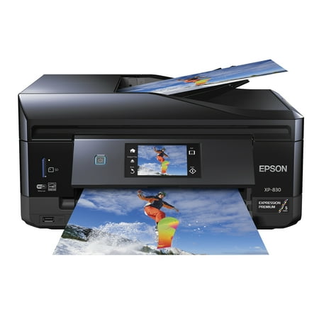 Epson Expression Premium XP-830 All-In-One Wireless Color Photo Printer with Scanner, Copier and (Best Virus Scanner For Windows Xp)