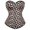 Coffee, variant on Waist Trainer for Women Lower Belly Fat Women's Court Corset Circle Print Tie Belly Breasted Lace Shapewear on Clearance