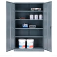 thumbnail image 3 of Global Industrial Assembled Storage Cabinet, 48x18x78, Gray, 3 of 7