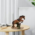 thumbnail image 6 of Horse Statue Resin Figurine Desktop Decoration Sturdy Craft for Shelf Office Bedroom Collectible, 6 of 9