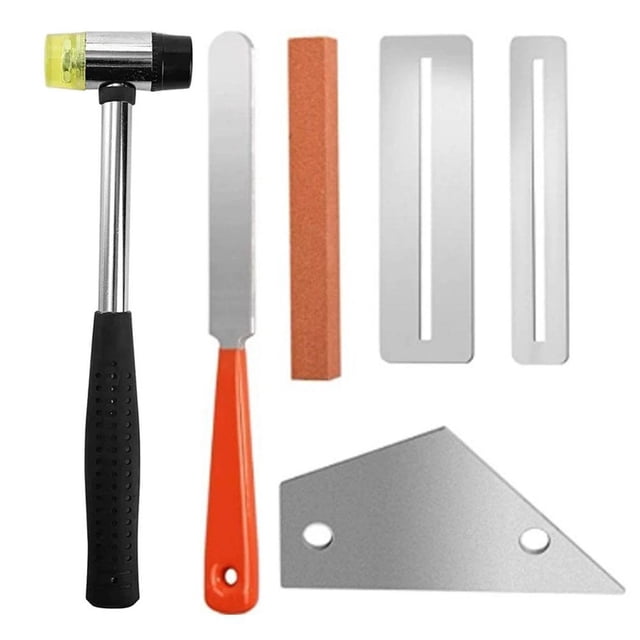 Guitar Luthier Tool Kit, Guitar Leveling File, Fret Leveling Beam with Self adhesive Sandpaper Strip, Sanding Leveler Beam, G-uitar Repair T-ool, Bass, Luthier Tool for Electric