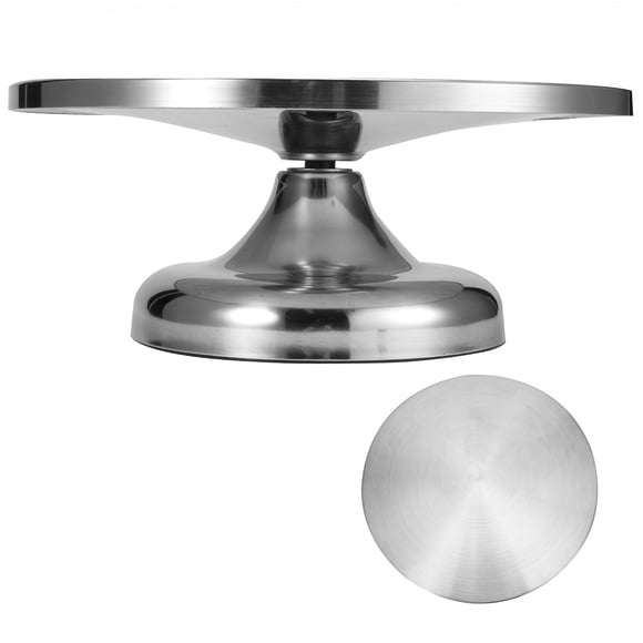 Herramientas 304 Base Giratoria De Acero Inoxidable Para Pastel, Soporte Giratorio, Accesorio Para Hornear De Cocina, 30cm