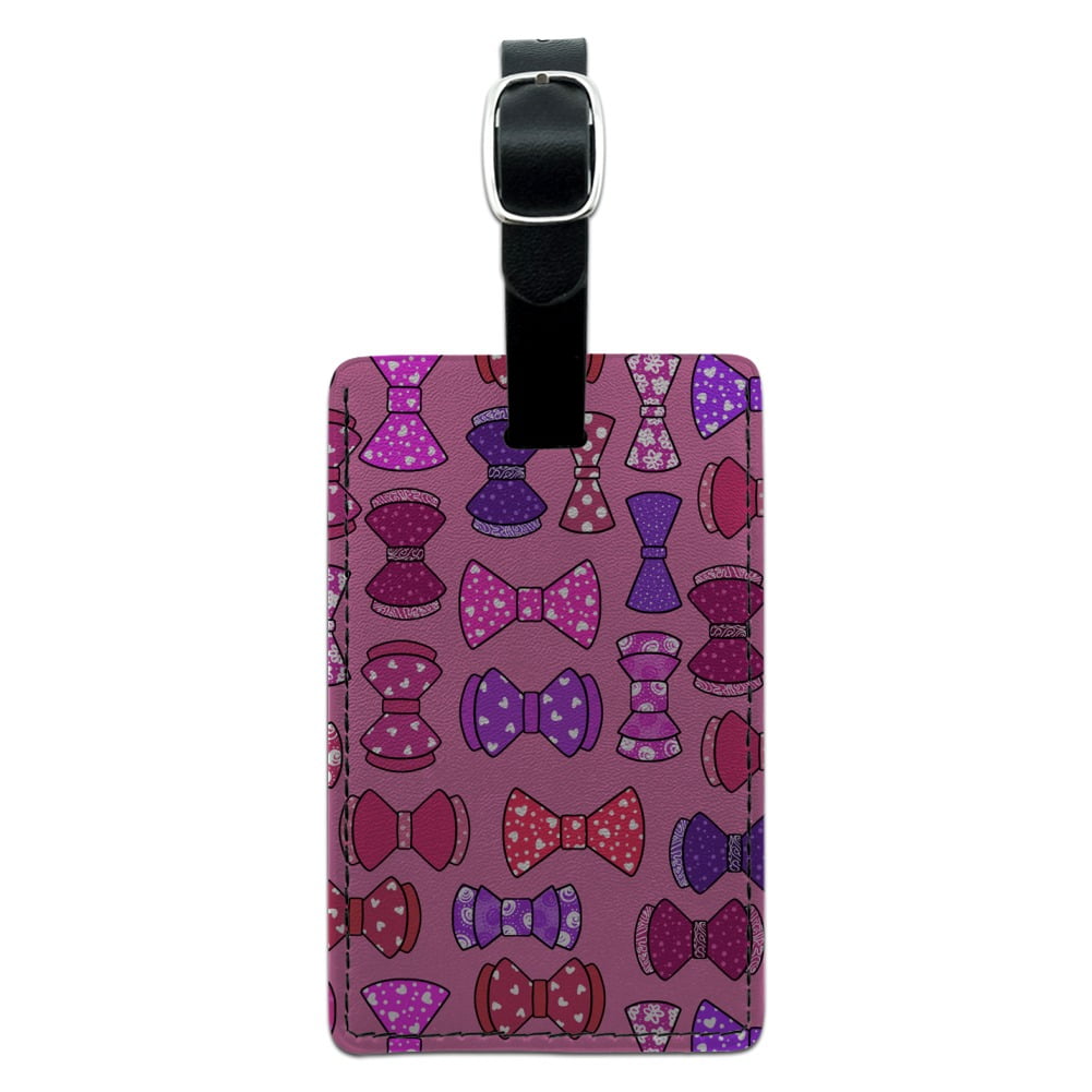 girly luggage tags