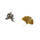 thumbnail image 5 of Figuras de búhos, esculturas de animales artificiales, artesanías, hierro forjado, hojas de ginkgo, arte mural, decoración colgante, resina, ideal par, 5 of 8