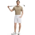 thumbnail image 4 of MASKERT Men's Golf Shorts 7" Work Casual Pants Lightweight Quick-Dry Waterproof Flat-Front Hybrid Shorts, 4 of 6