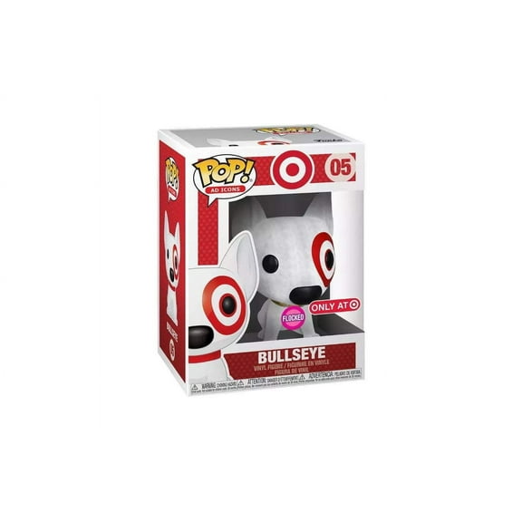 Funko POP! Ad Icons - Target Dog Bullseye (Flocked) #5 - SDCC 2019 Exclusive Debut