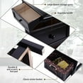 thumbnail image 4 of Costway Night Stand 3 Tiers Bedside End Table Organizer W/ Drawer Baskets, 4 of 10