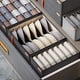 thumbnail image 5 of Billuyoard Caja de almacenamiento de ropa de fácil acceso y fácil organización, caja de almacenamiento de ropa y pantalones Almacenamiento y organización del hogar Gris oscuro 20 rejillas, 5 of 6