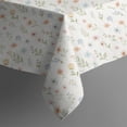 thumbnail image 5 of Pioneer Flower Floral Print Pattern Square Tablecloth, Waterproof Wipeable Spillproof Washable Table Cover for Home Kitchen Party and Daily Decor 42"x42", 5 of 6