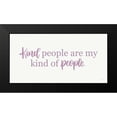 thumbnail image 2 of Imperfect Dust 24x14 Black Modern Framed Museum Art Print Titled - Kind People, 2 of 5